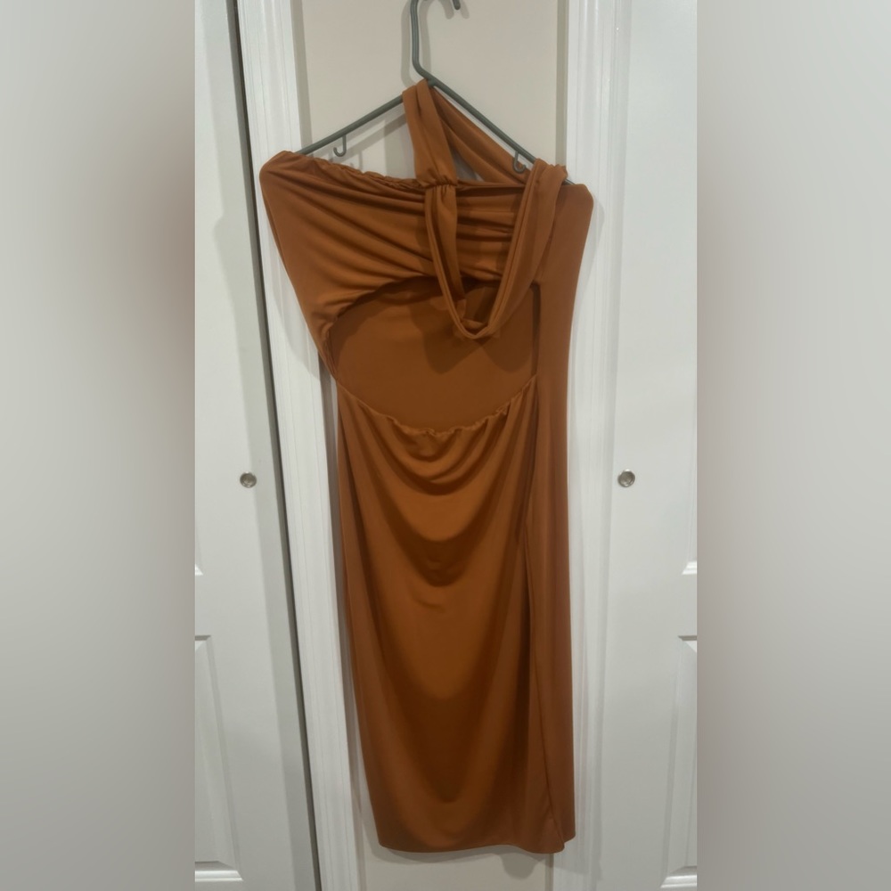 One Shoulder Midi Dress